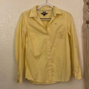 Tommy Hilfiger yellow button up